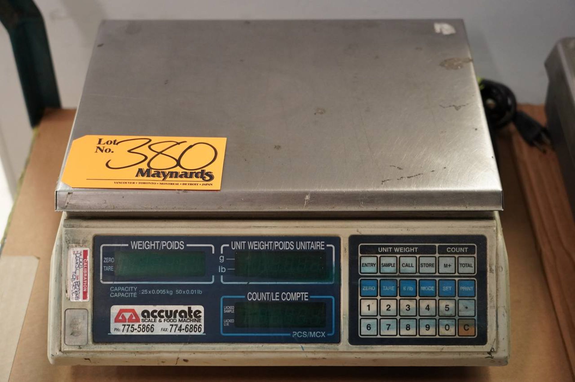 2006 Cas SC-25P Digital Scale