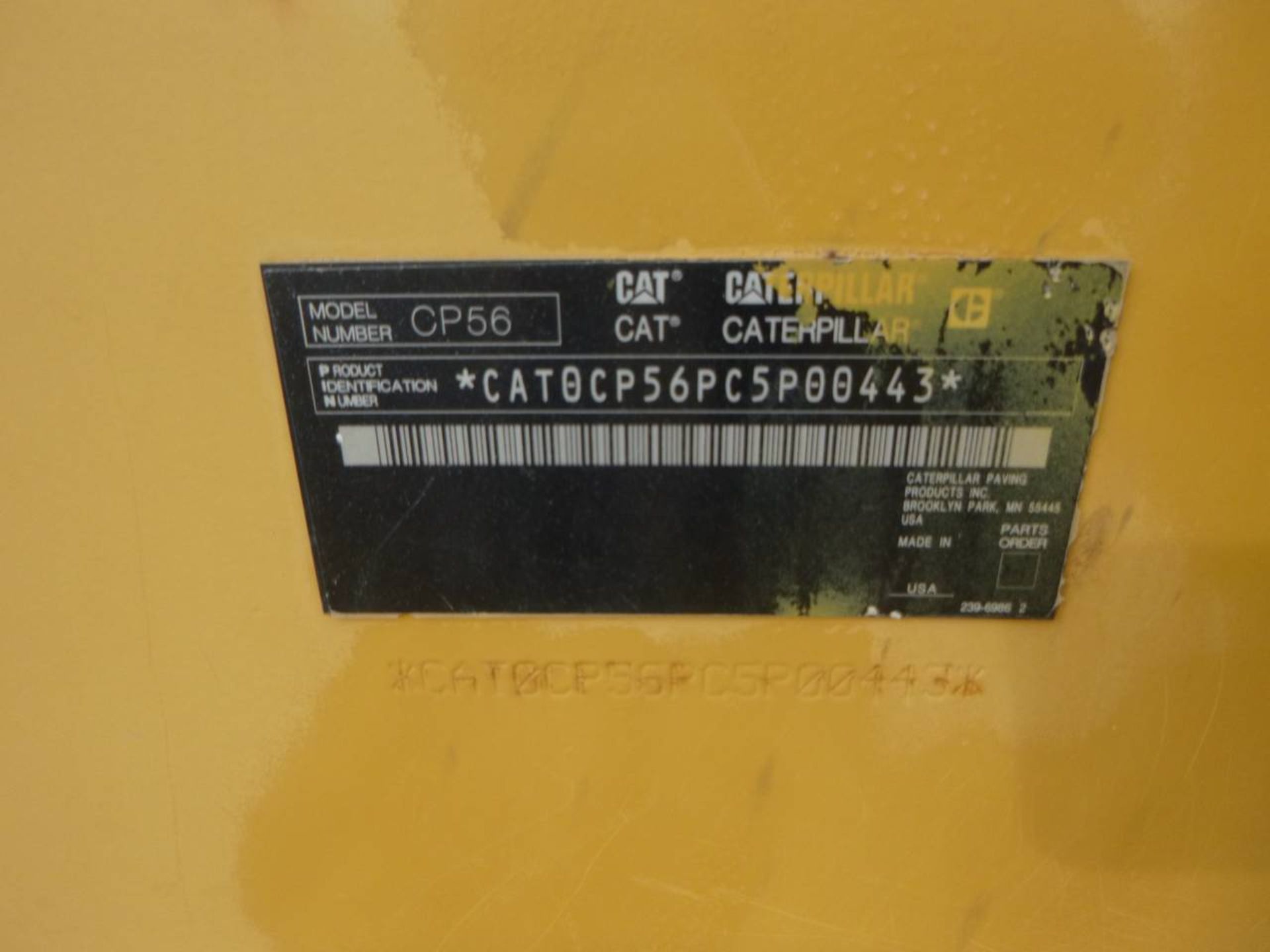2009 Caterpillar CP56 Compactor - Image 9 of 9