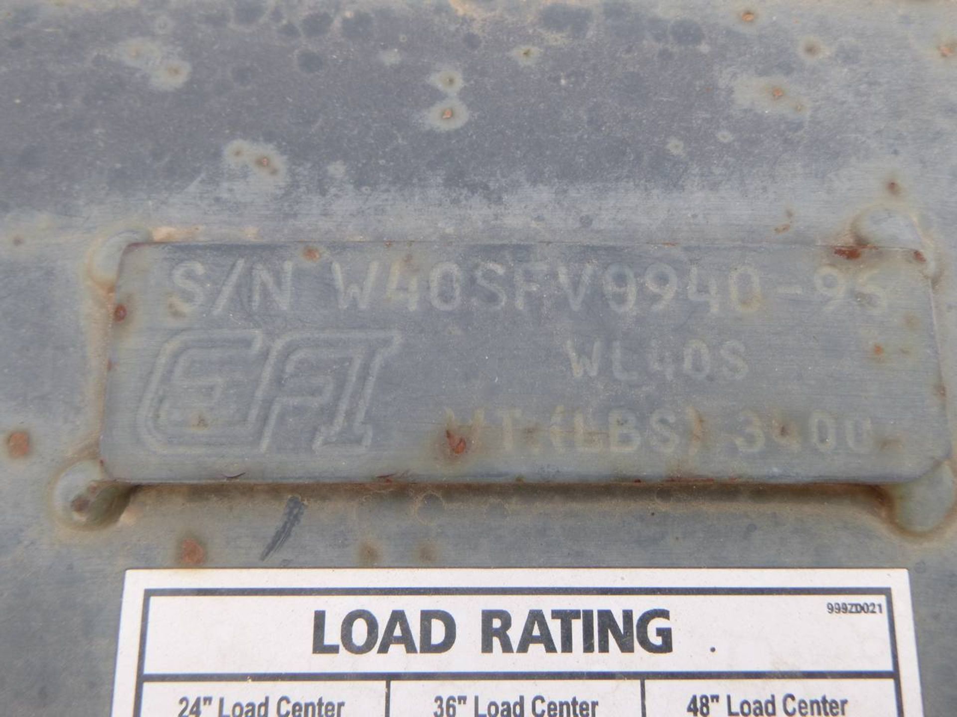 SMS/EFI WL40S Pallet Fork - Image 3 of 3