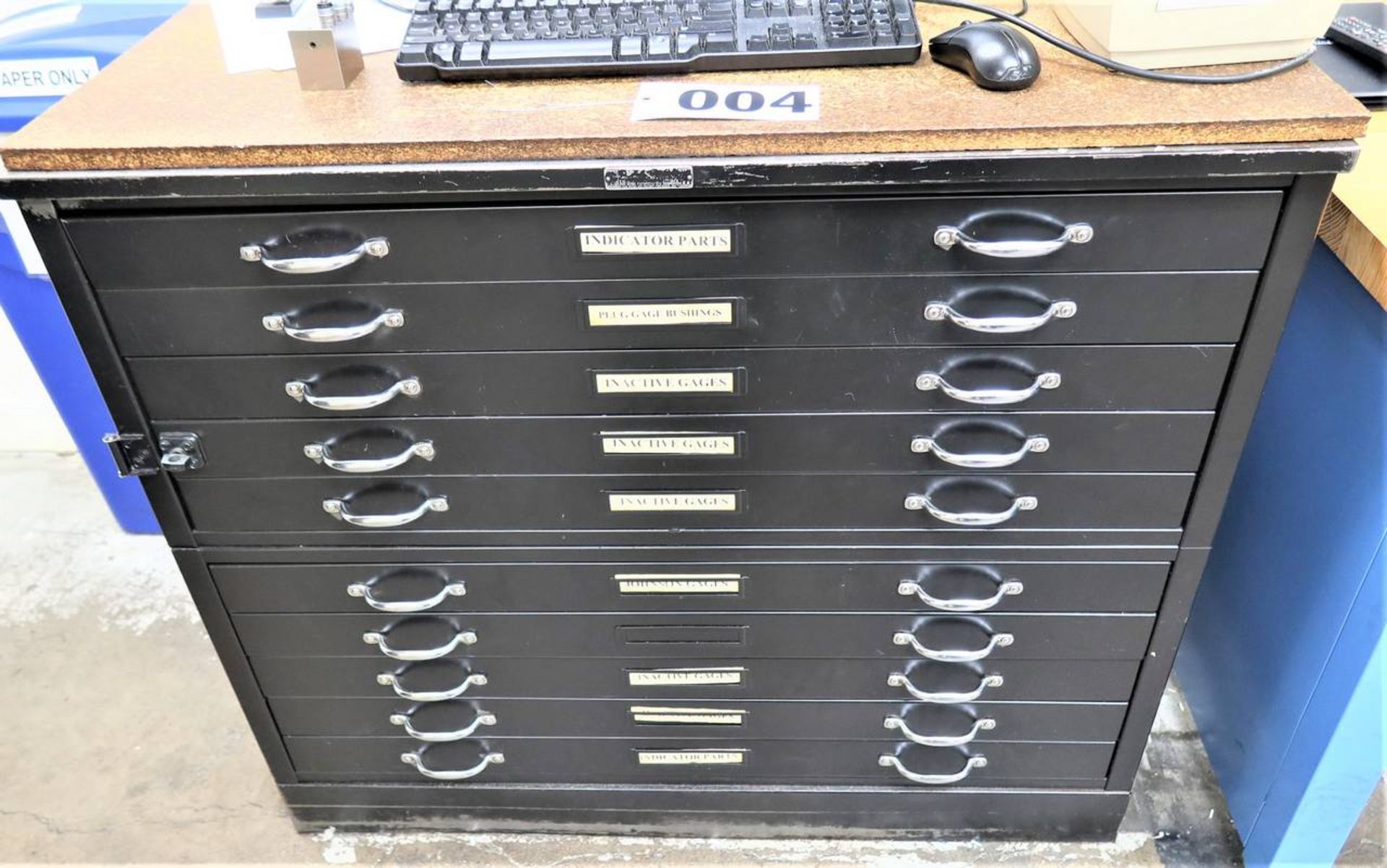 Cabinet With Misc. Gages
