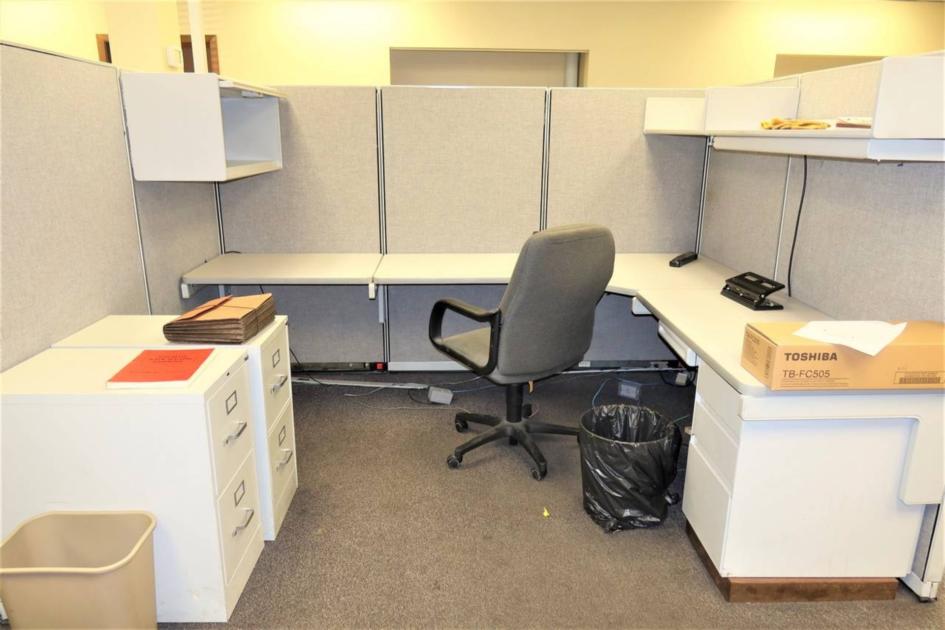 (7) Desks And Cubicle Dividers - Image 2 of 8