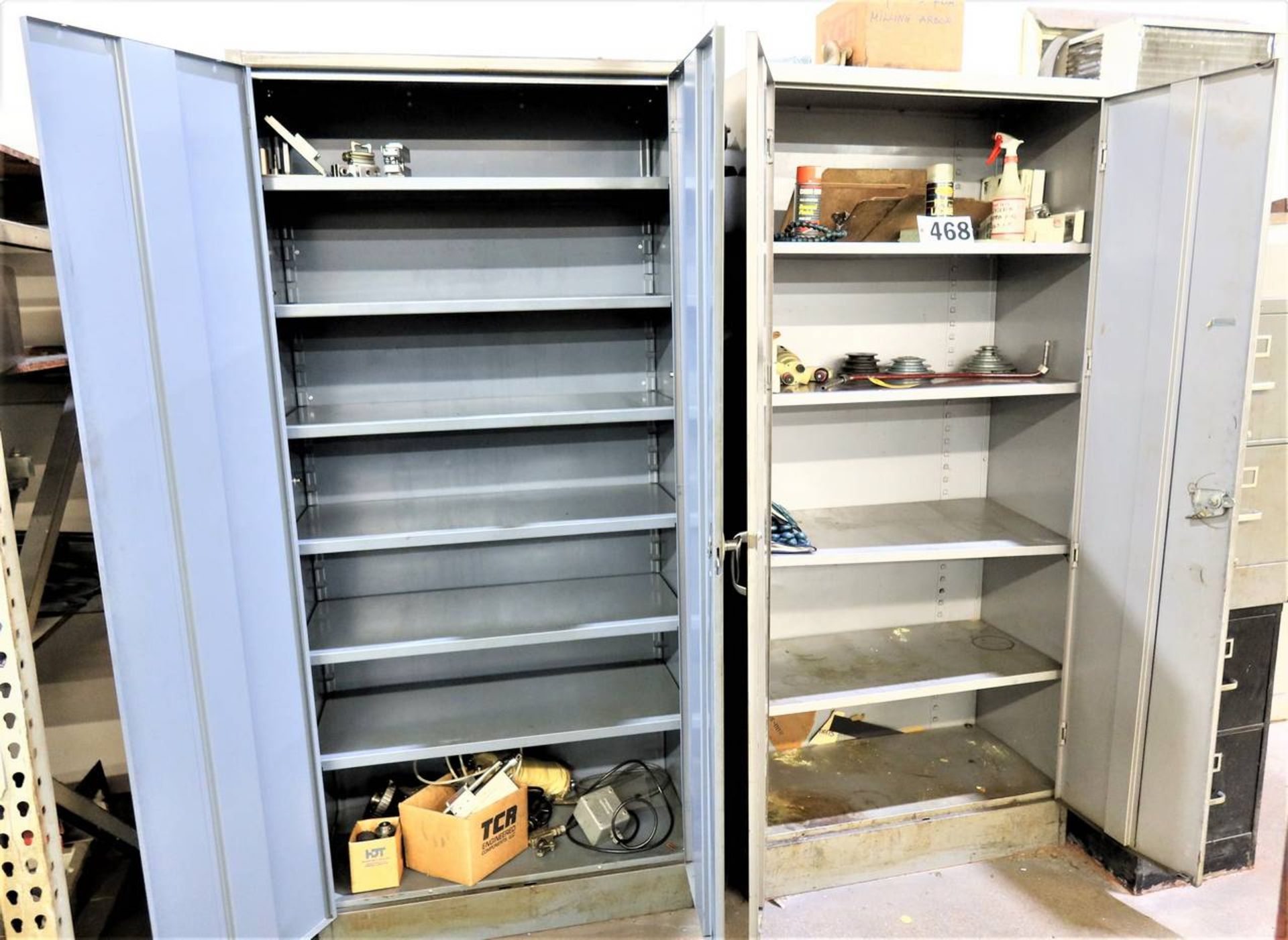 (2) Cabinets With Contents