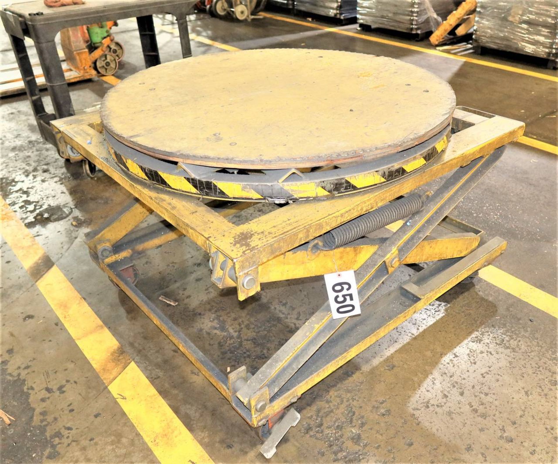 (3) Rotating Scissor Lift Tables