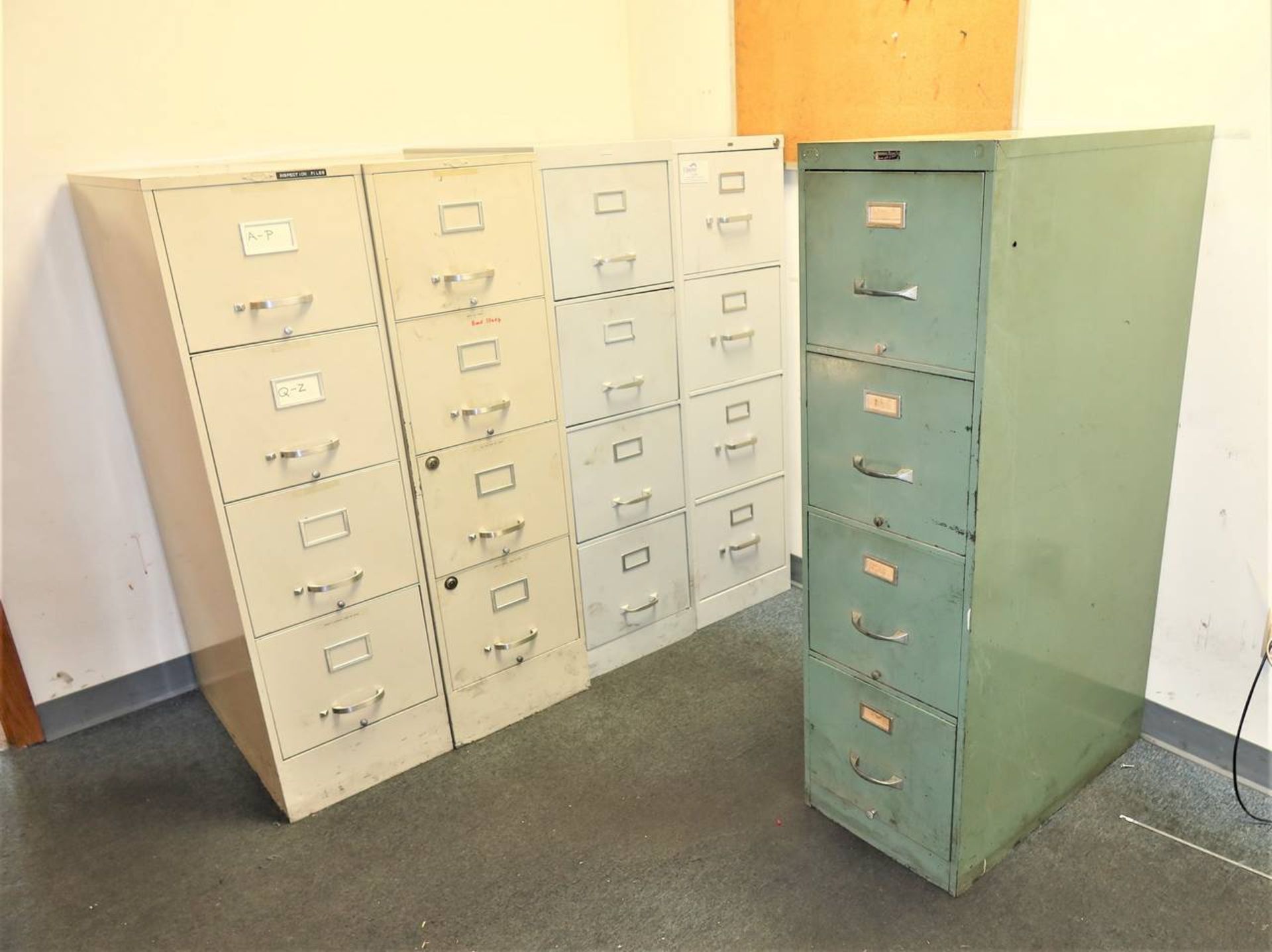 (9) File Cabinets - Image 2 of 2