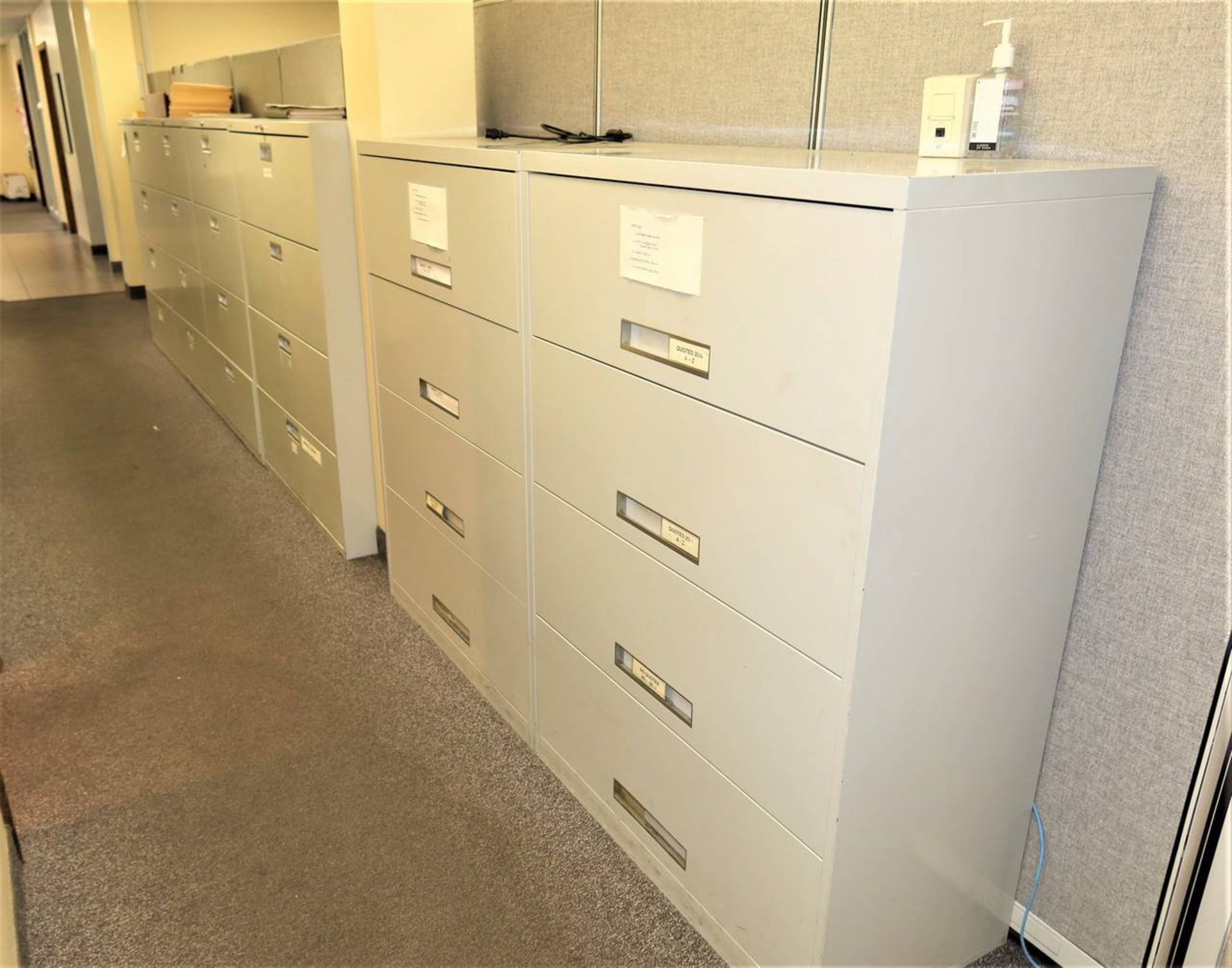 (7) Hon Lateral File Cabinets - Image 2 of 2