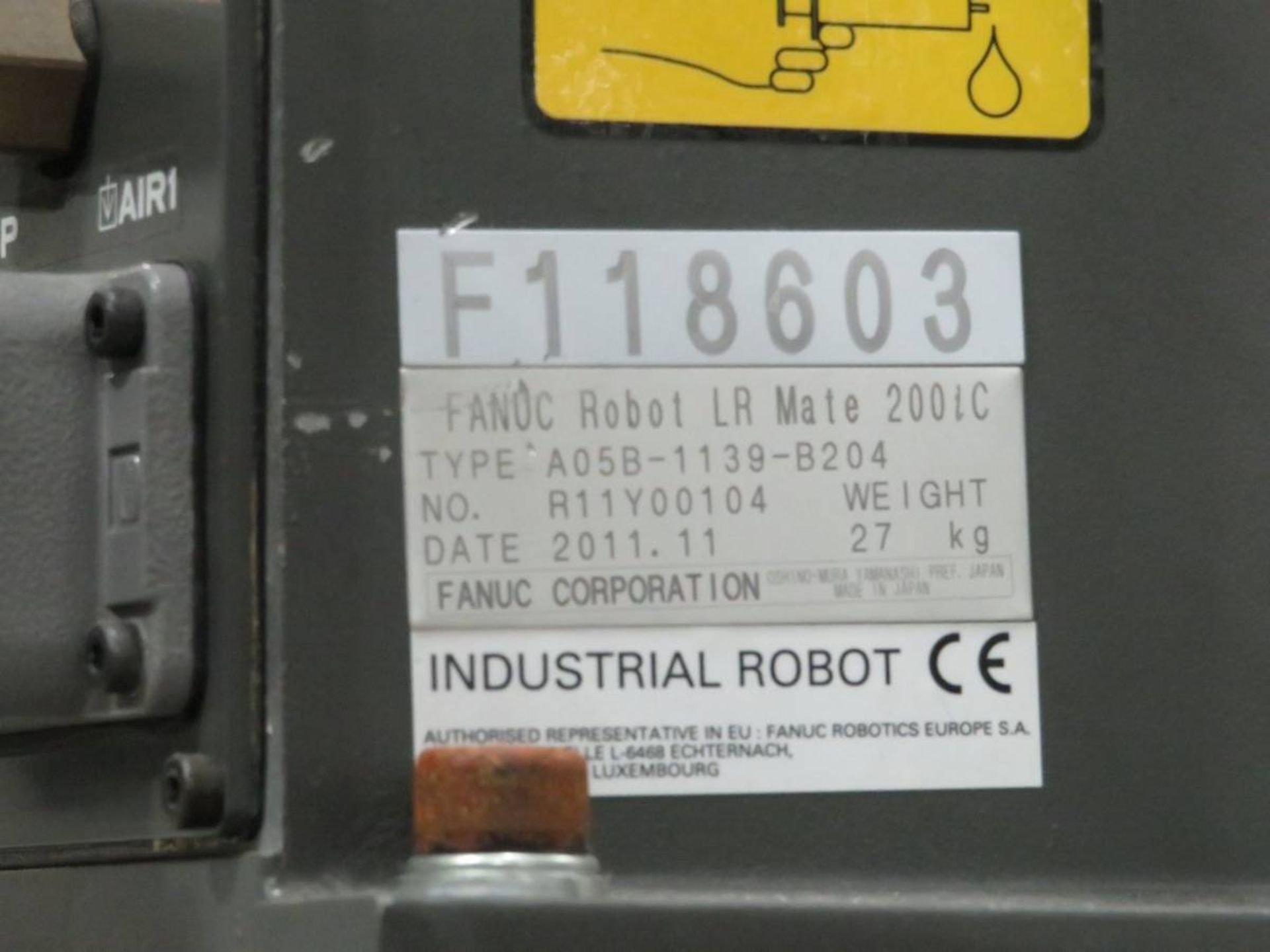 2011 Fanuc LR Mate 200iC Servo Robot - Image 3 of 8