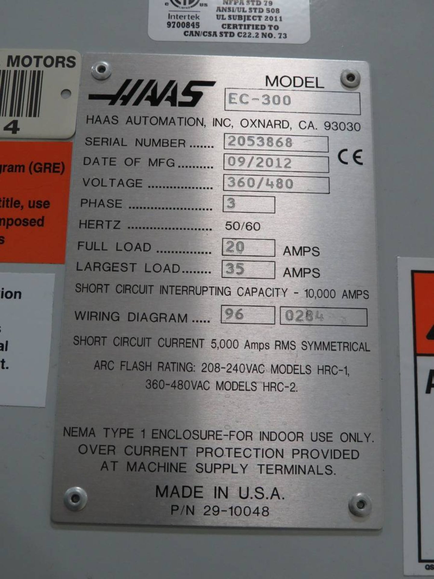 2012 Haas EC-300 4-Axis CNC Horizontal Machining Center - Image 12 of 15
