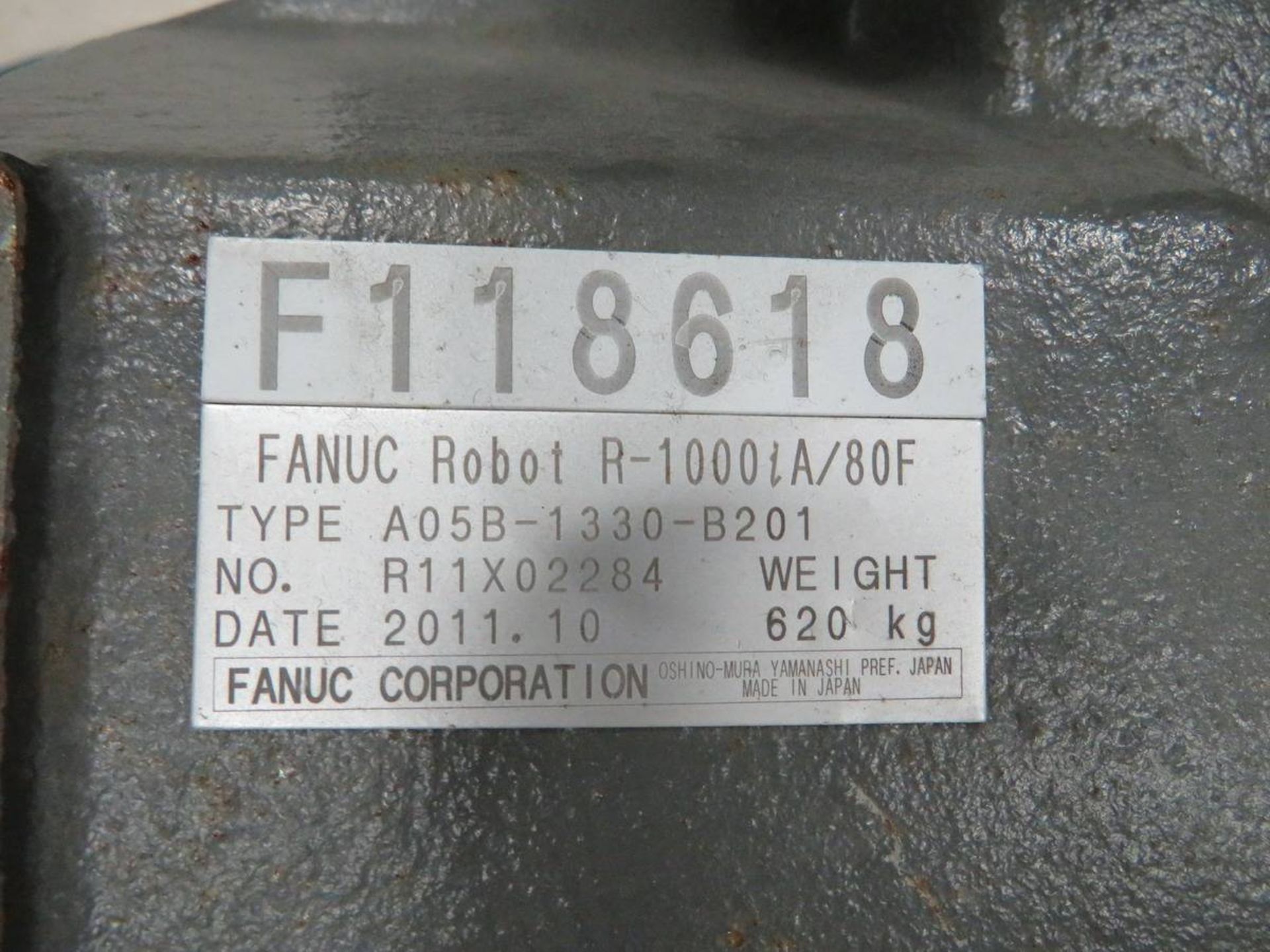 2011 Fanuc R-1000iA/80F Servo Robot - Image 3 of 7