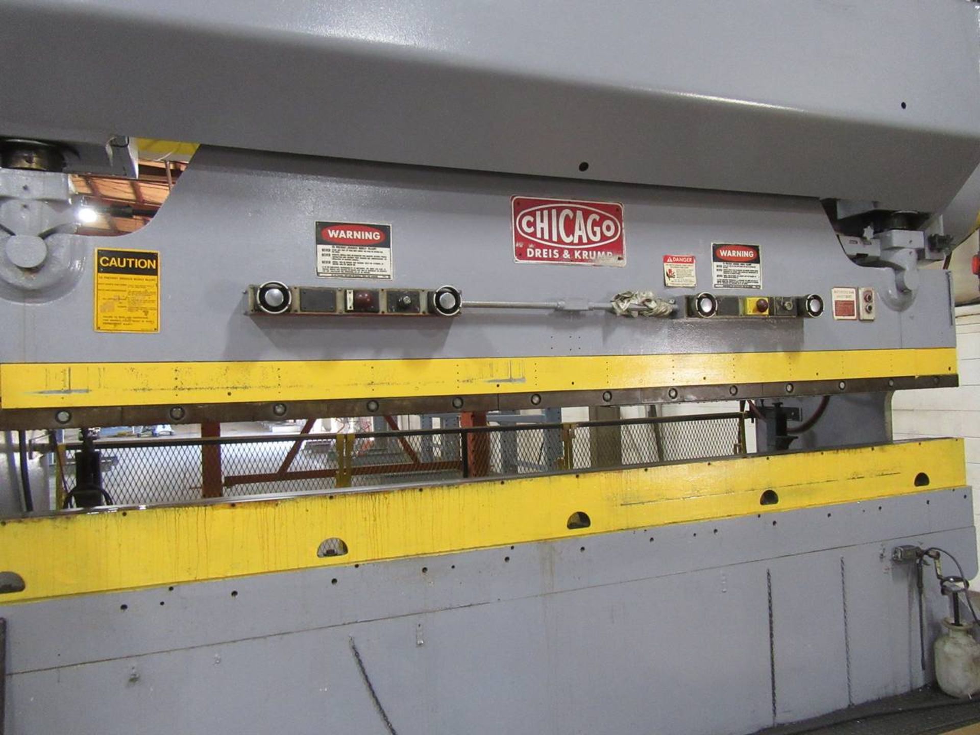 Chicago D&K 1214R 150-Ton Mechanical Press Brake - Image 4 of 6