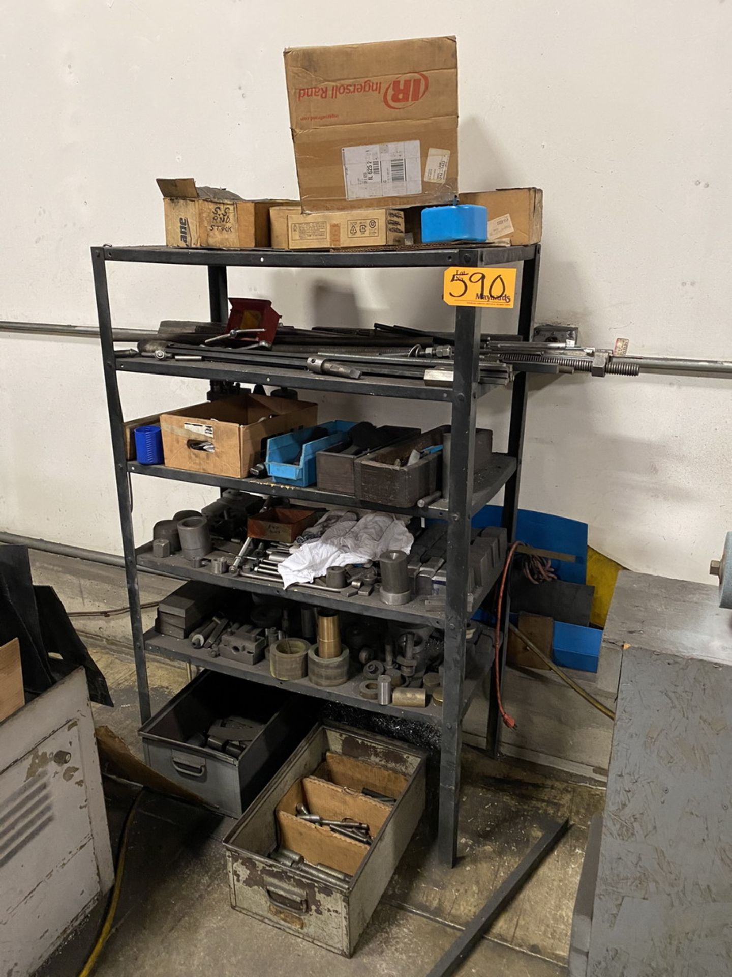 Shelving Unit w/ conrents of Assorted Tooling