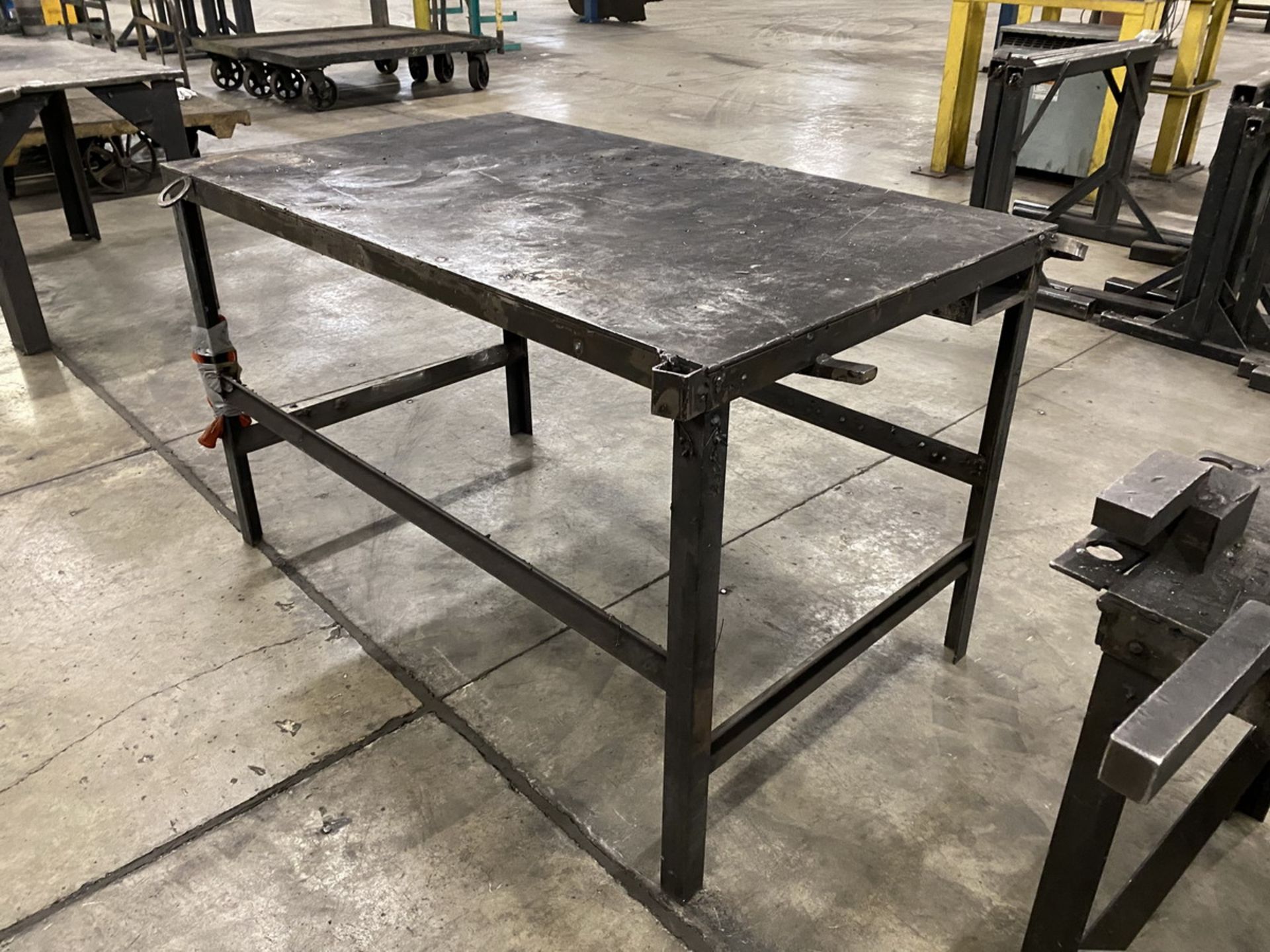 Various Sized Steel Tables - Image 4 of 5