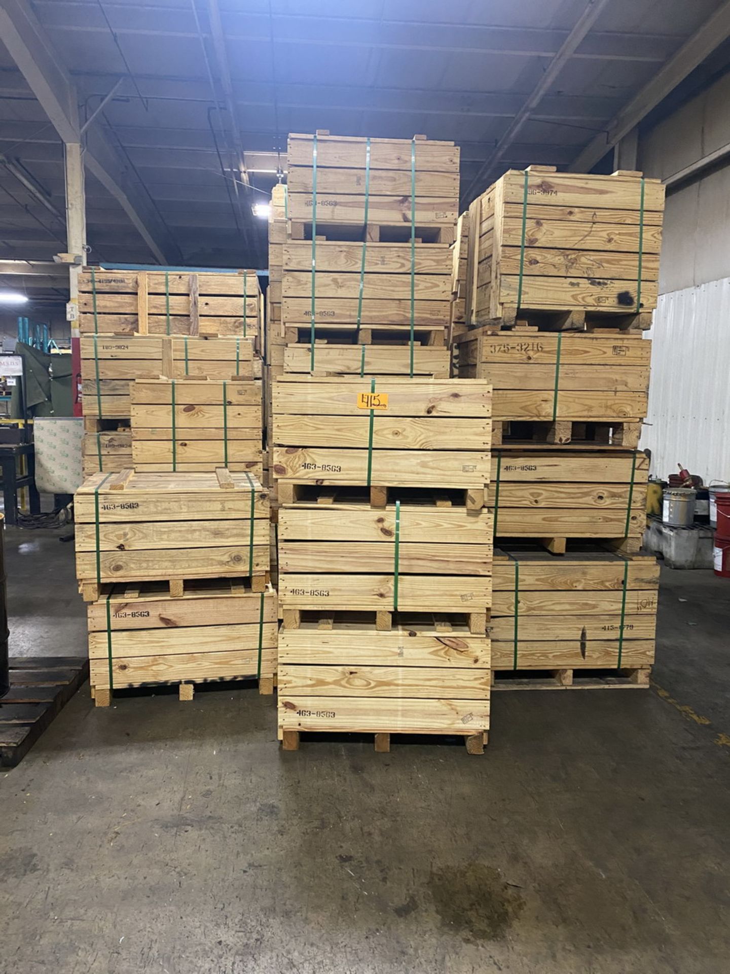 Heat-Treated Wooden Crates Various Sizes