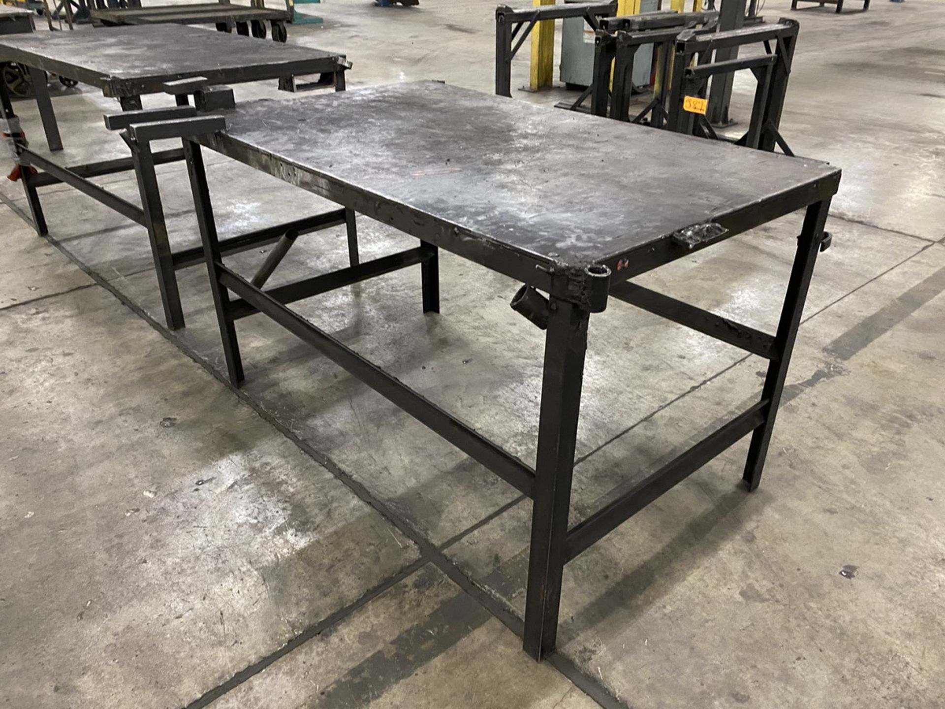 Various Sized Steel Tables - Image 3 of 5