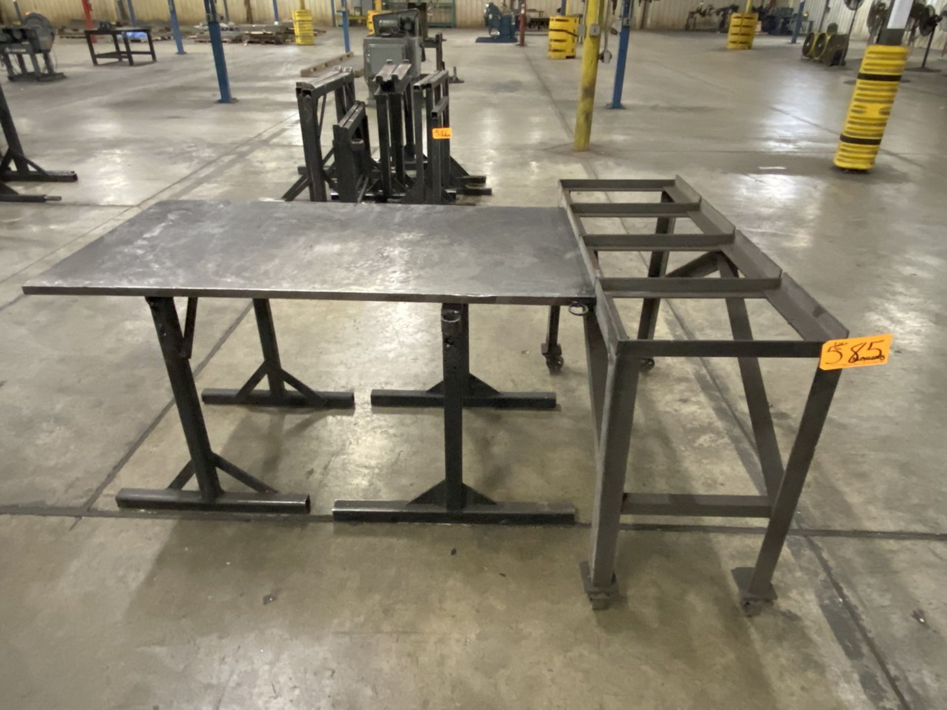 Various Sized Steel Tables - Image 2 of 5