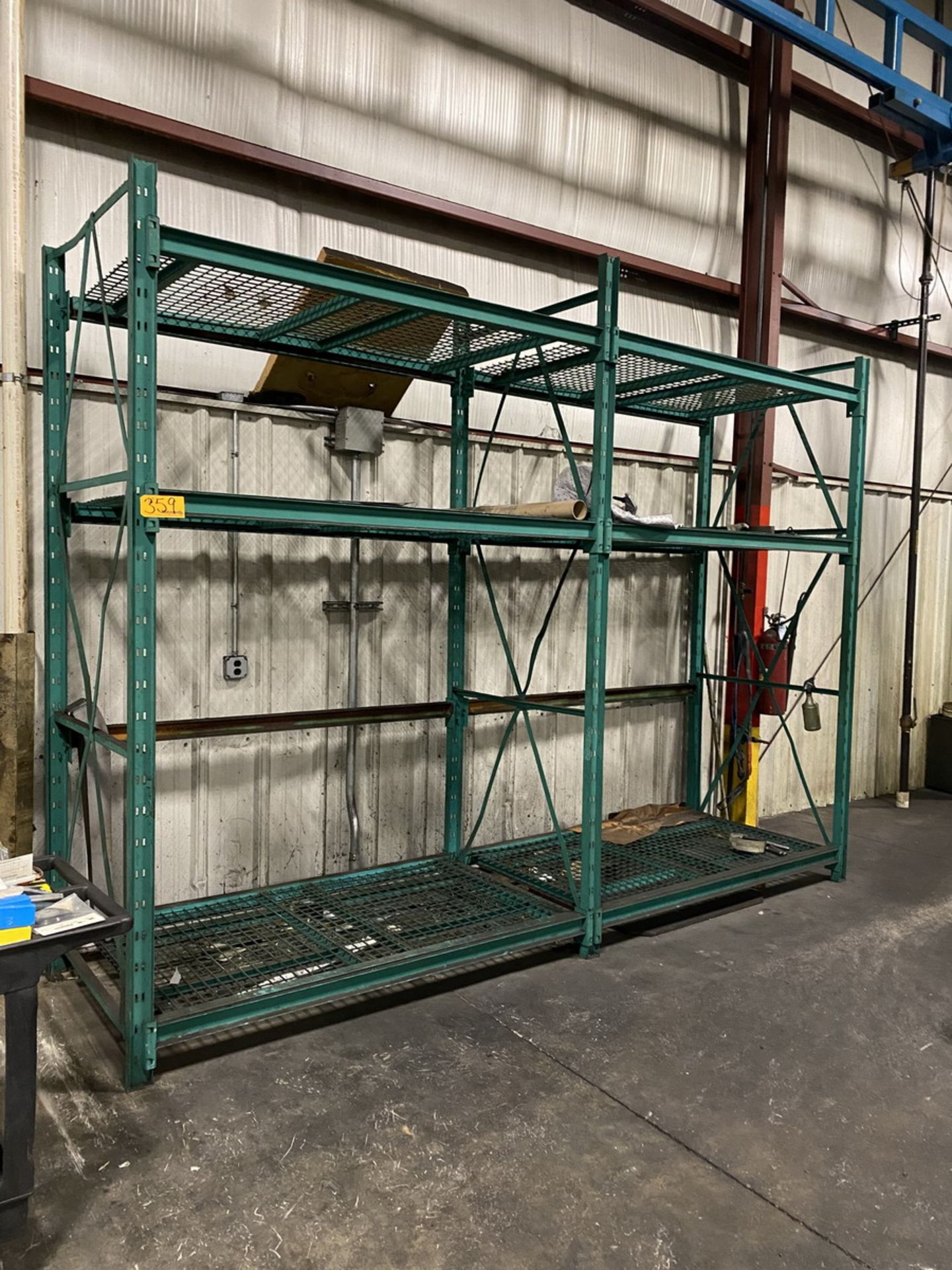13 Sections of Various Sized Pallet Racking w/ 72'' Crossbeams and Wire Decking - Image 5 of 5