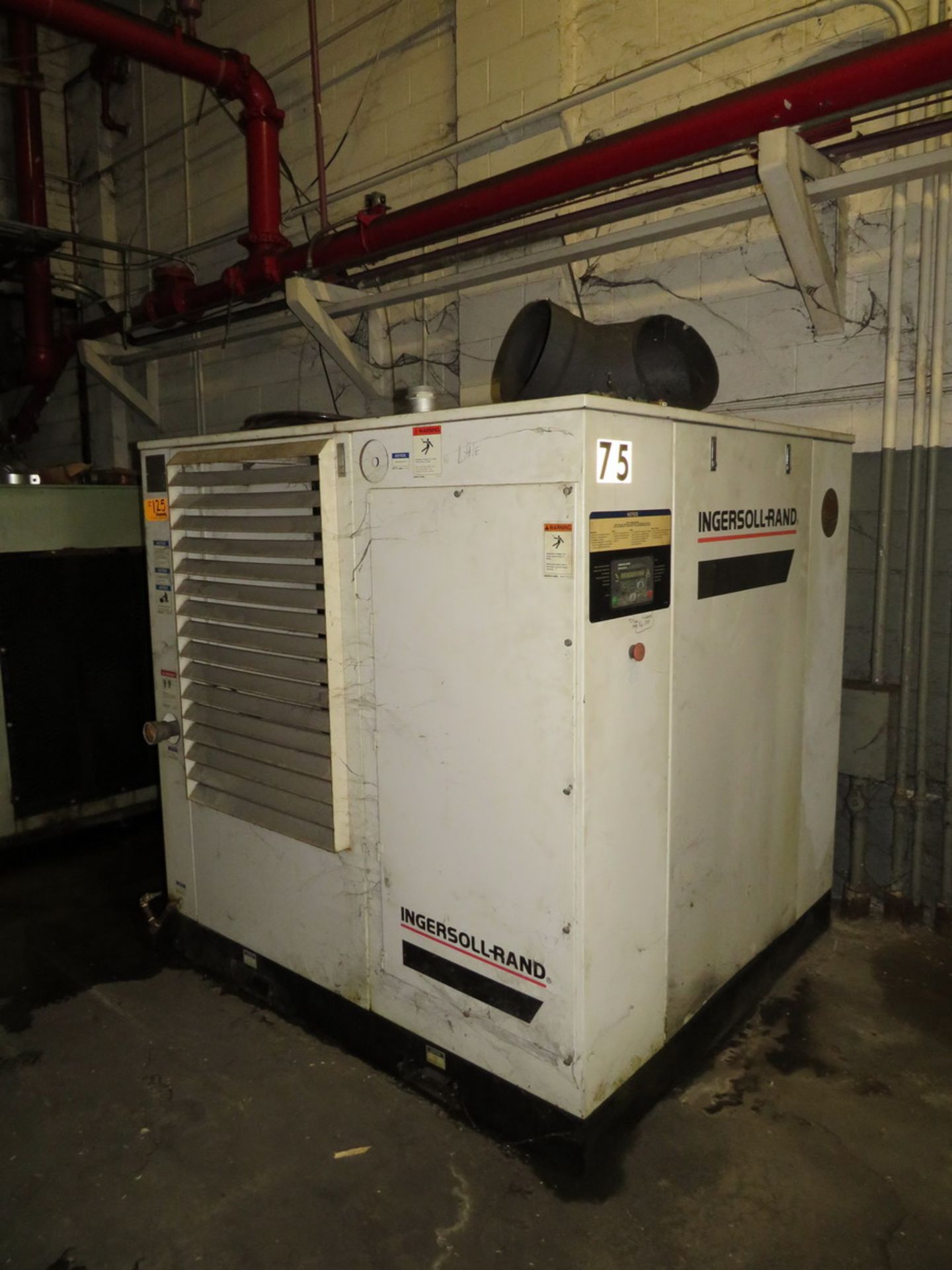 Ingersoll Rand SSR-EP75 75 HP Air Compressor [Loc: Church Hill]