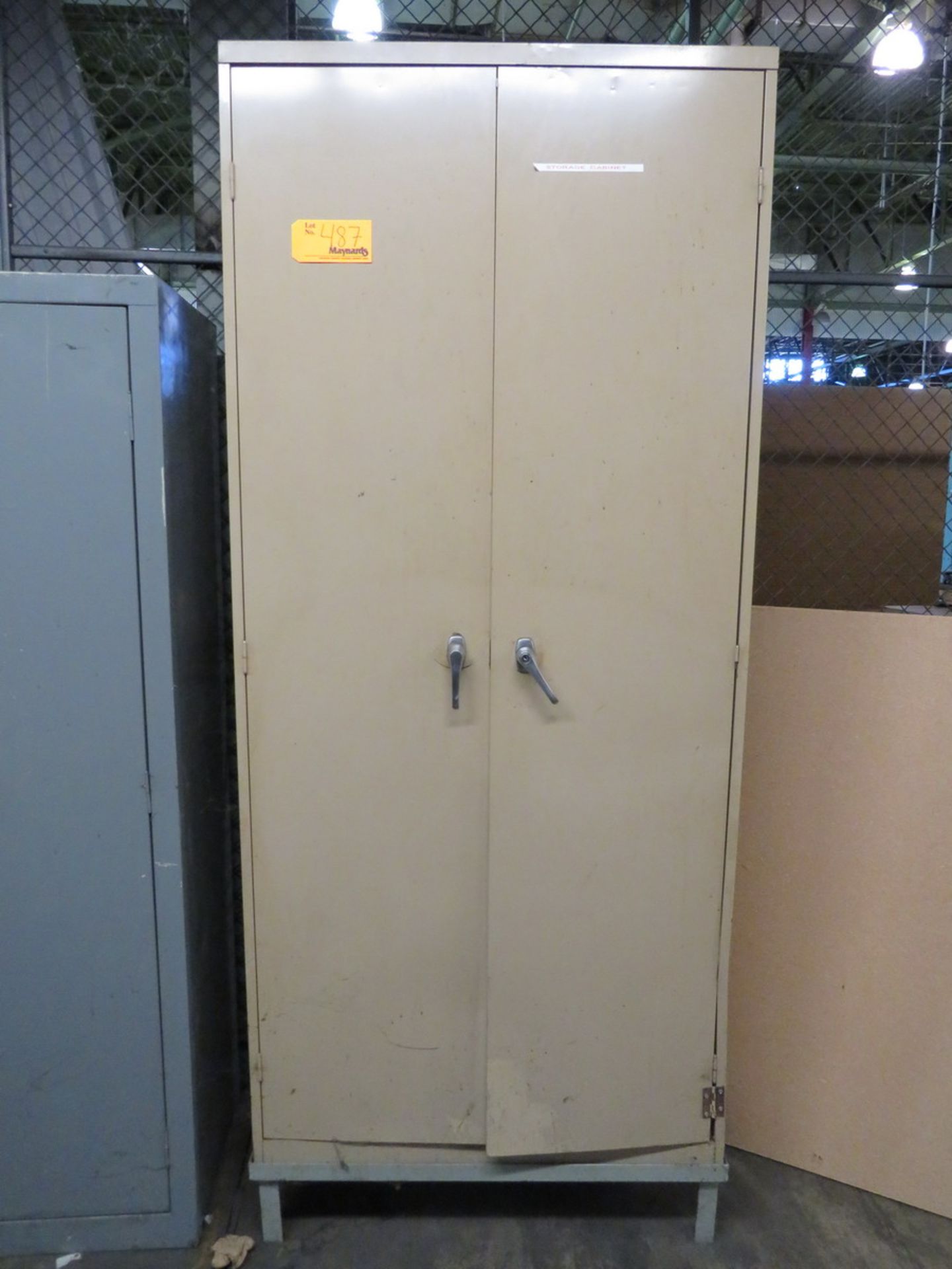 2-Door Metal Storage Cabinet [Loc: Church Hill]