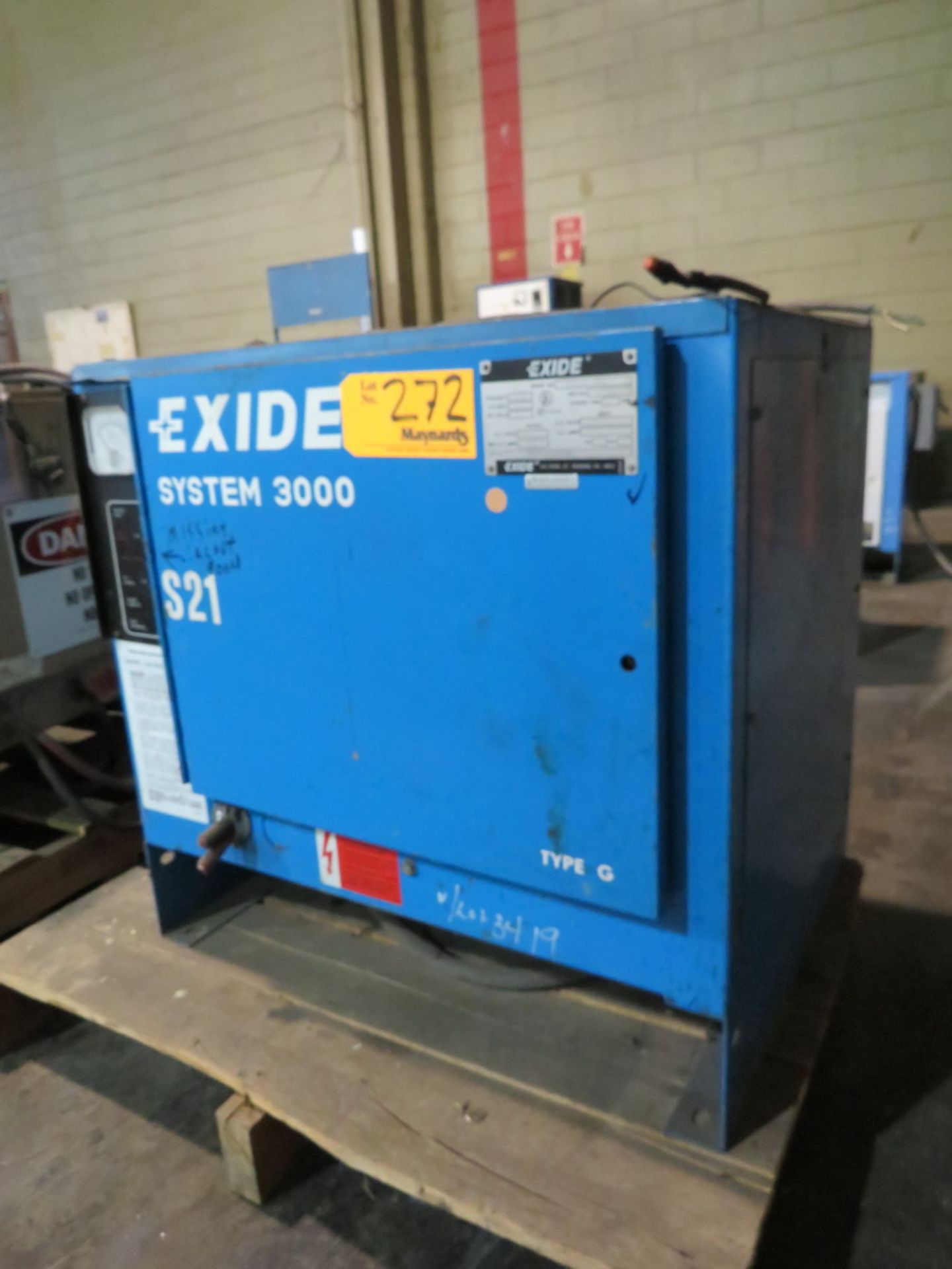 Exide 48V Battery Charger 216A, 960 Amp Hours, 8 Hrs [Loc: Church Hill]