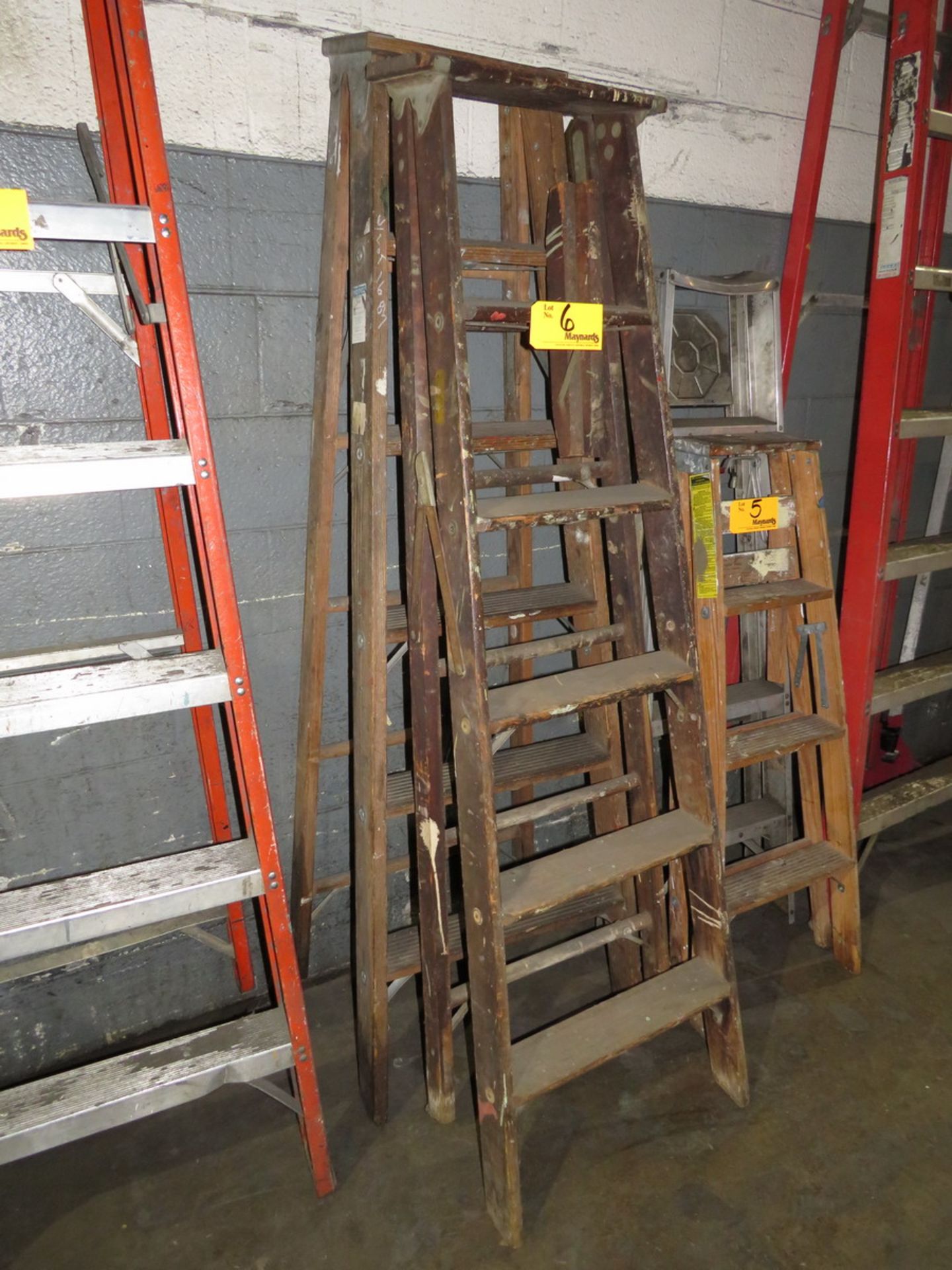 A-Frame Ladders Wooden, 6' [Loc: Church Hill]