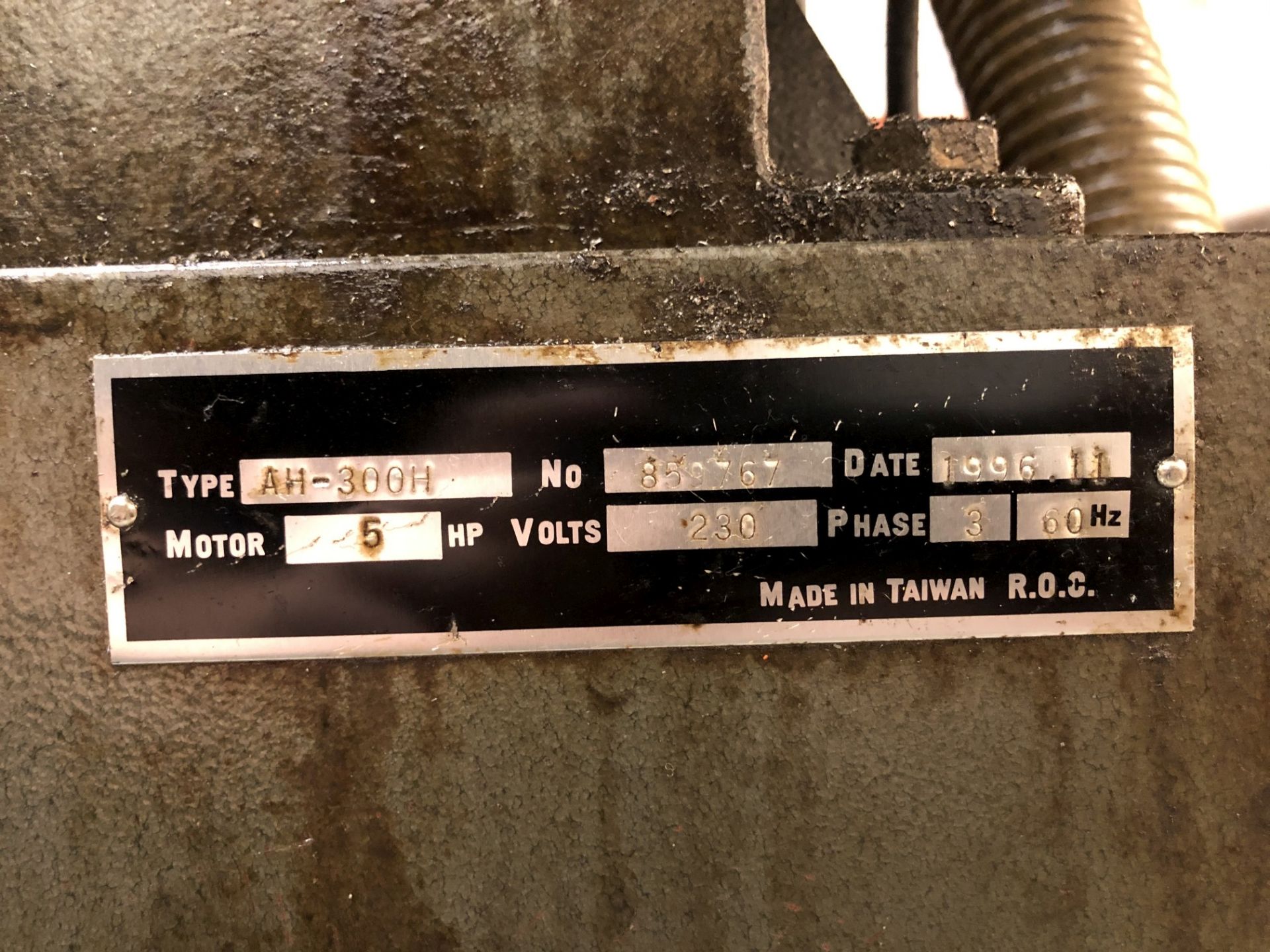 1996 Vectrax 12" x 12" Horizontal Band Saw, Model AH-300H - Image 8 of 8