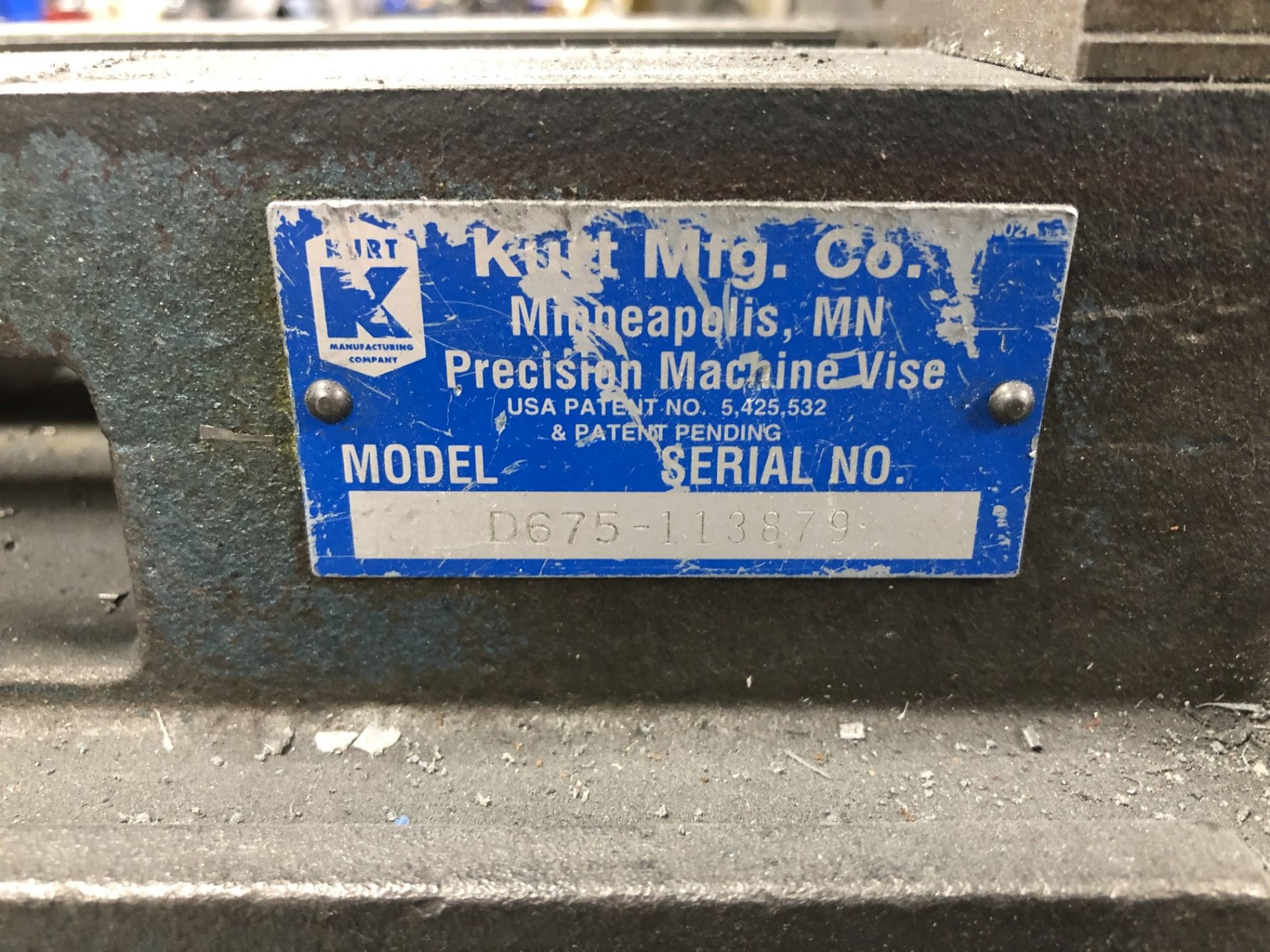 Kurt 6" Machine Vise, Model D675 - Image 3 of 3