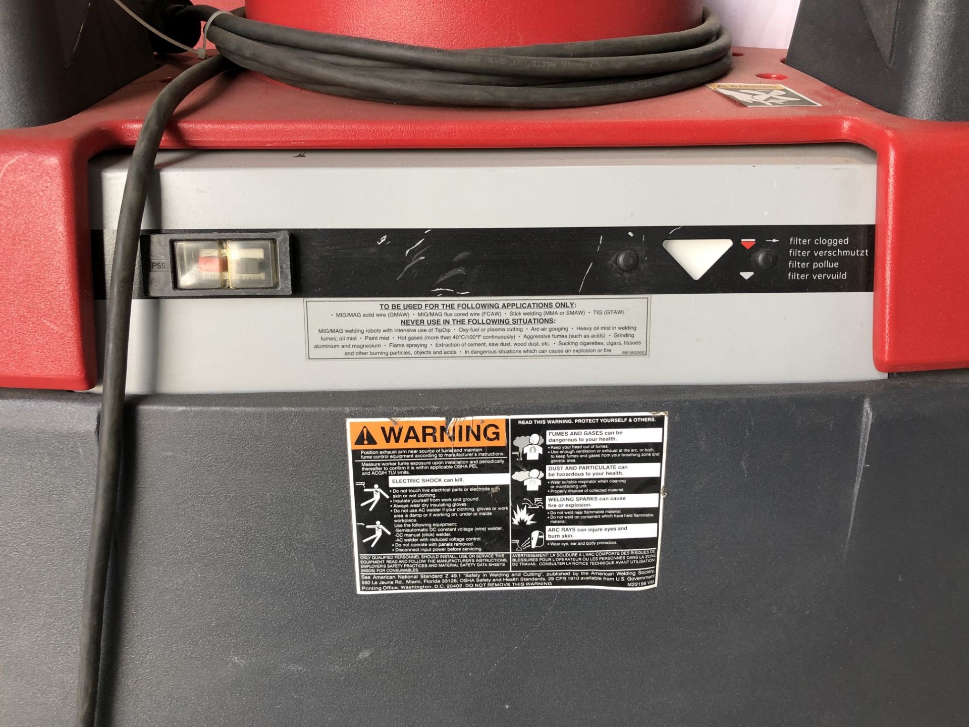 2011 Lincoln Electric Welding Fume Extractor - Image 4 of 7