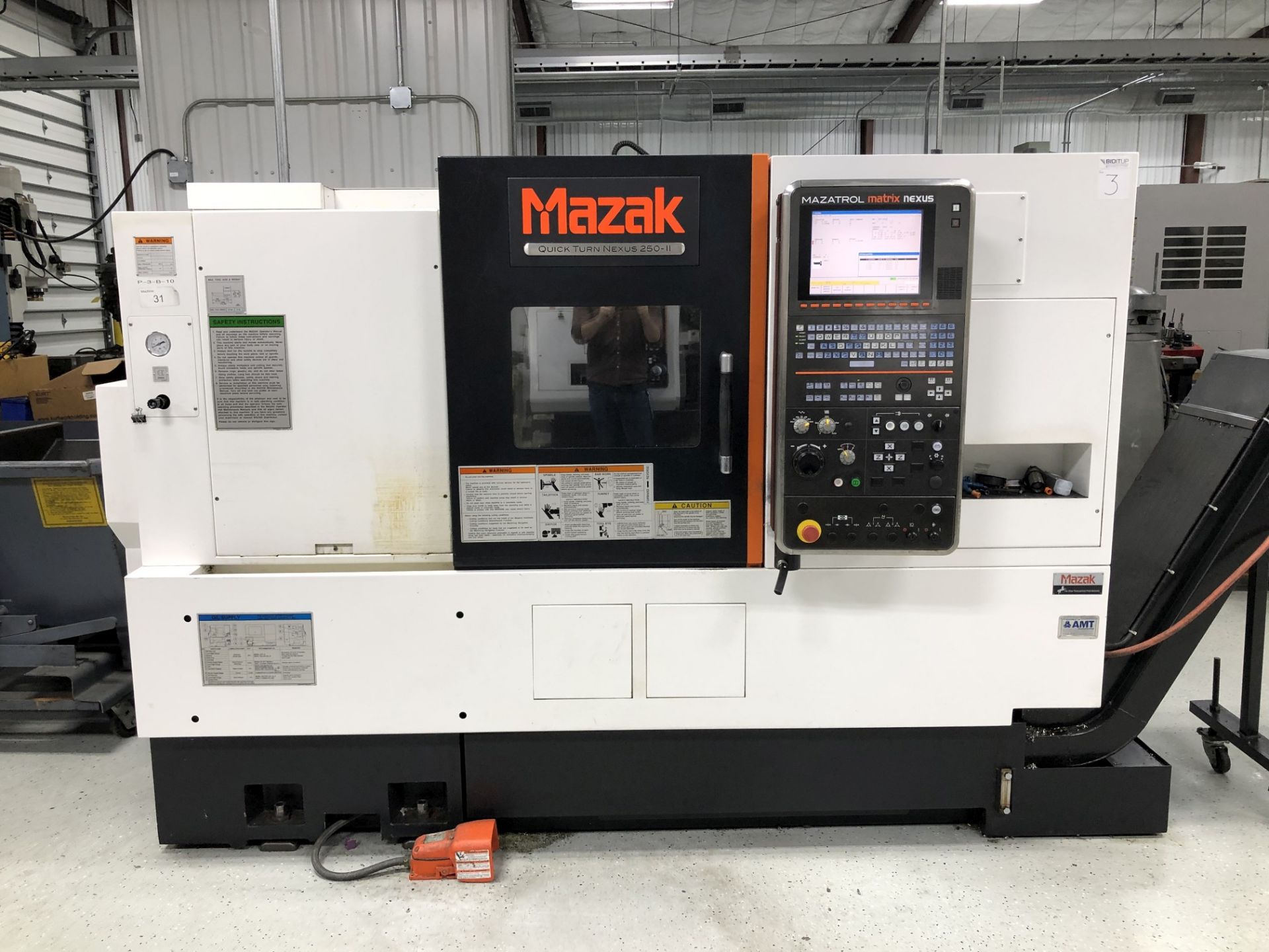 2012 Mazak Quick Turn Nexus 250-II CNC Lathe - Image 18 of 19