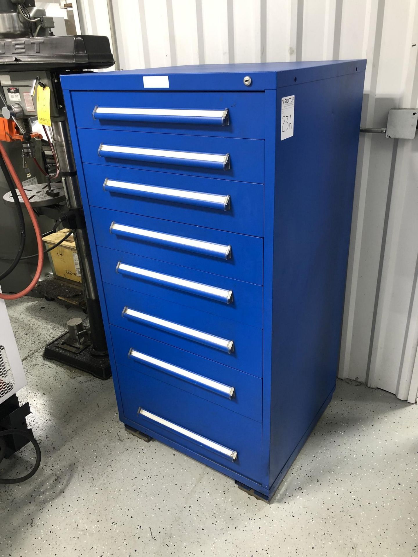 Equipto 8-Drawer Cabinet w/ Mori Seiki Tooling & Contents