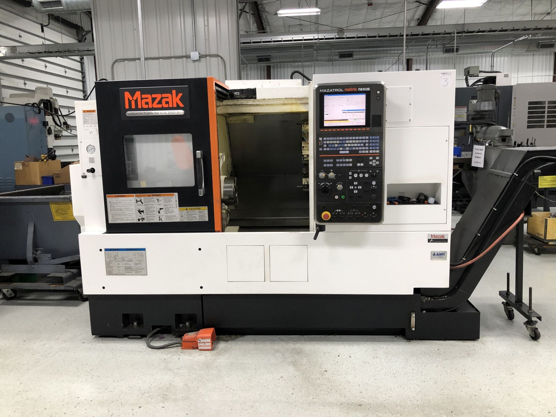 2012 Mazak Quick Turn Nexus 250-II CNC Lathe