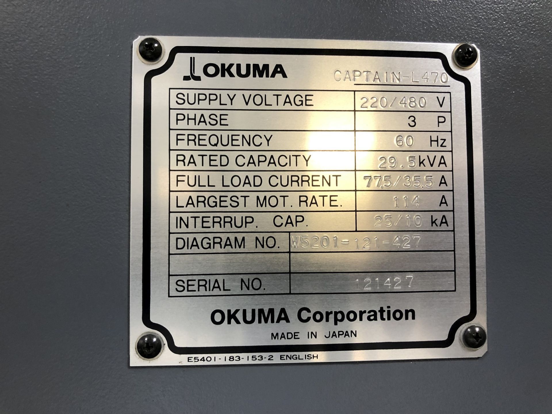 2006 Okuma Captain-L470 CNC Lathe - Image 16 of 18