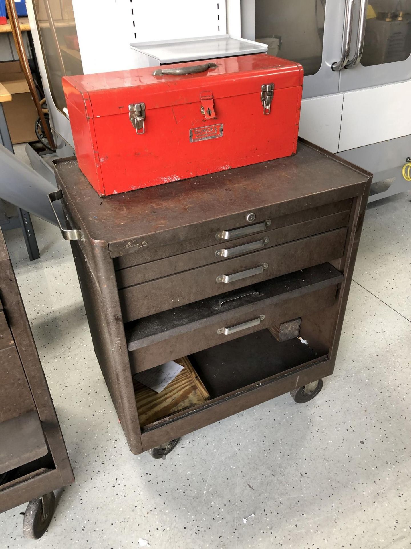 (3) Kennedy Tool Cabinets & (1) Duplex Tool Box - Image 4 of 6