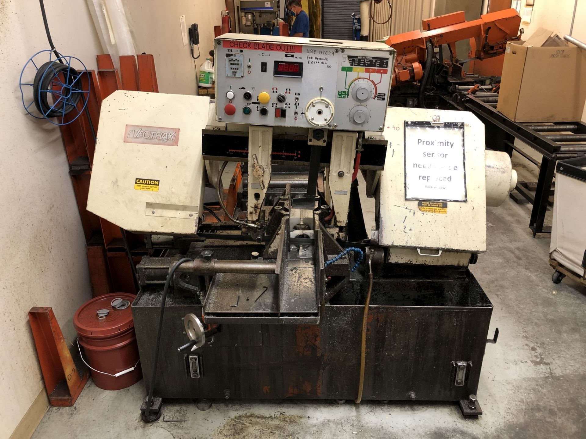 1996 Vectrax 12" x 12" Horizontal Band Saw, Model AH-300H