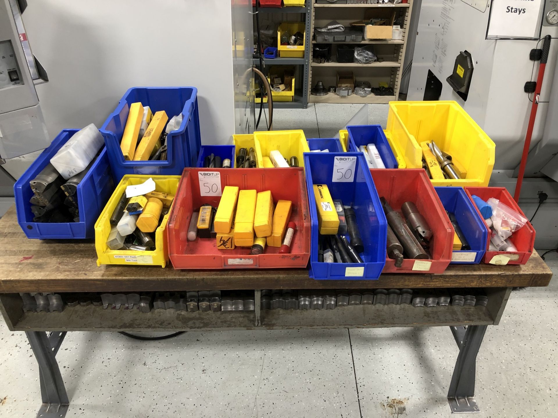 Large Quantity of Insert Drills, Etc. (TABLE NOT INCLUDED)