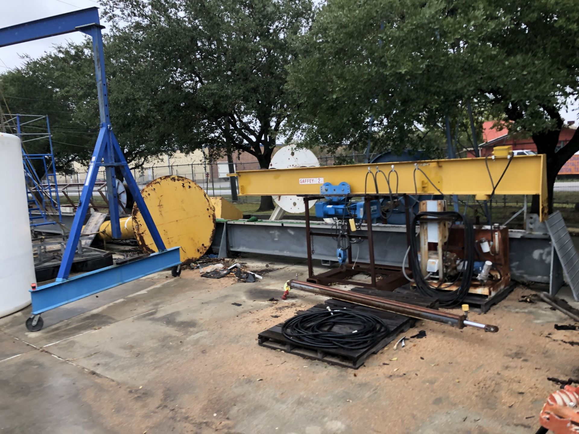 Gaffey 2-Ton Jib Crane (Disassembled)