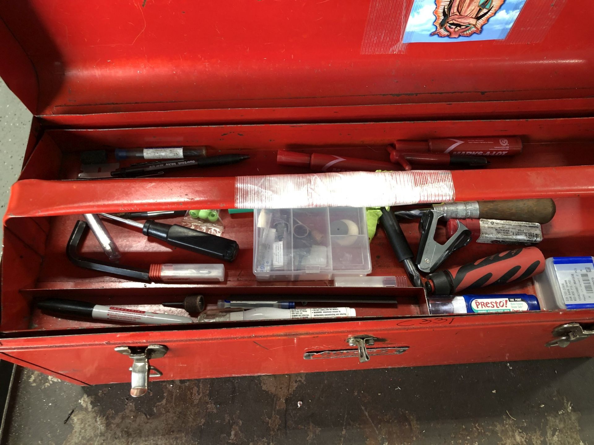 (3) Kennedy Tool Cabinets & (1) Duplex Tool Box - Image 6 of 6