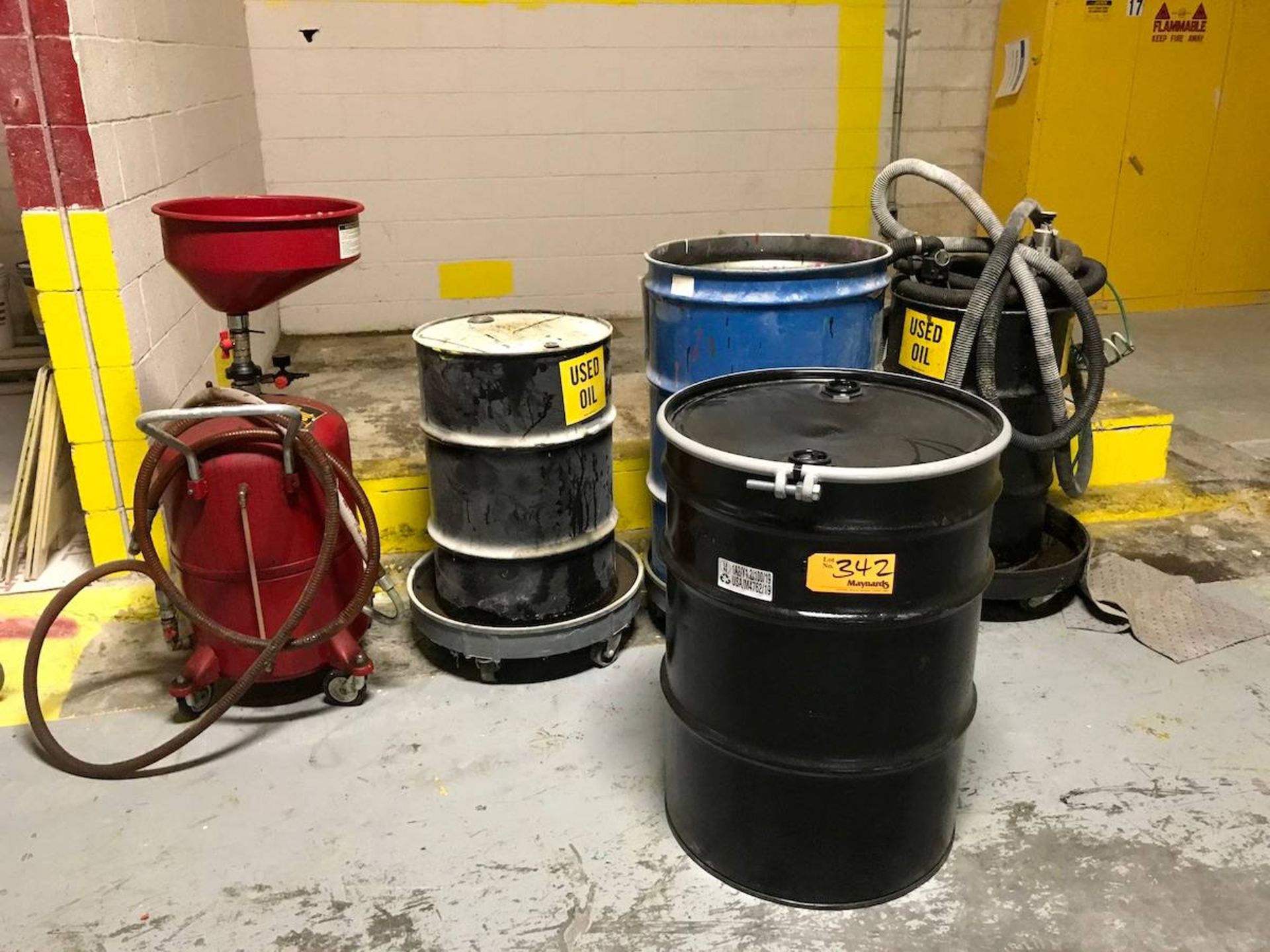 Various Oil Drums/Drains