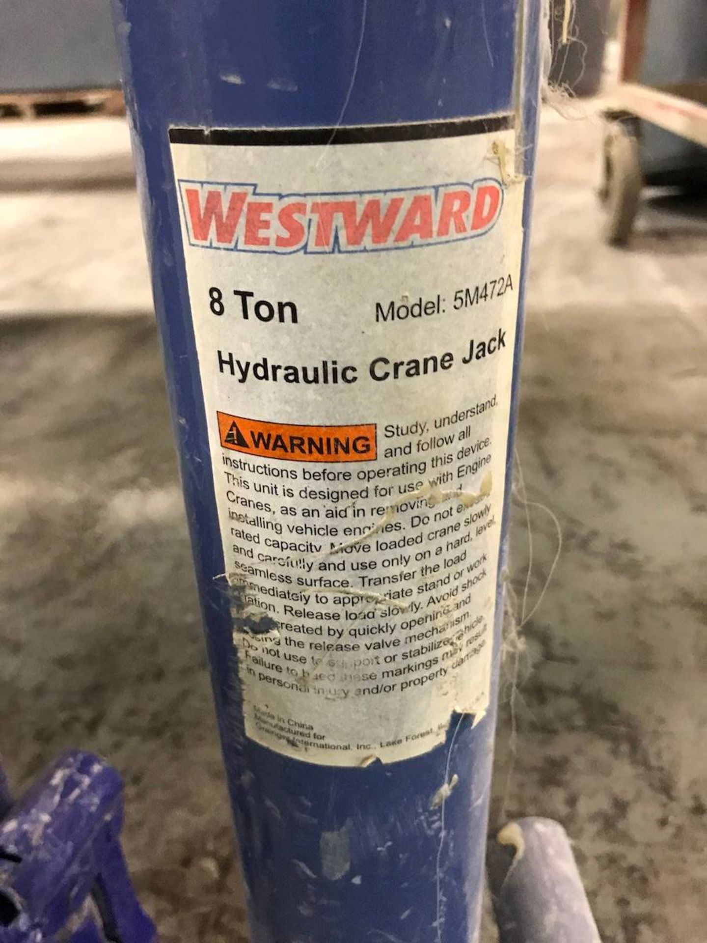 Westward 5M472A 8-Ton Hydraulic Crane Jacks - Image 3 of 3