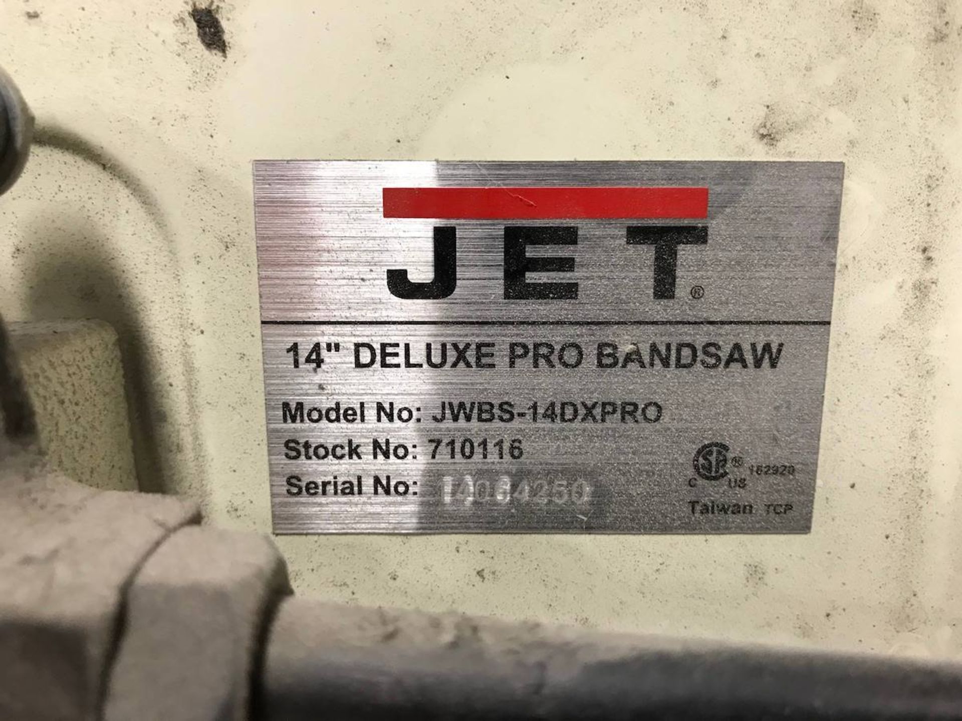 2014 Jet JWBS-14DXPRO 14" Deluxe Pro Band Saw - Image 6 of 7