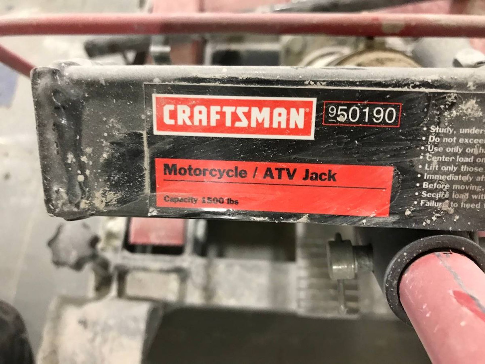 Craftsman Motorcycle/ATV Jack - Image 2 of 2
