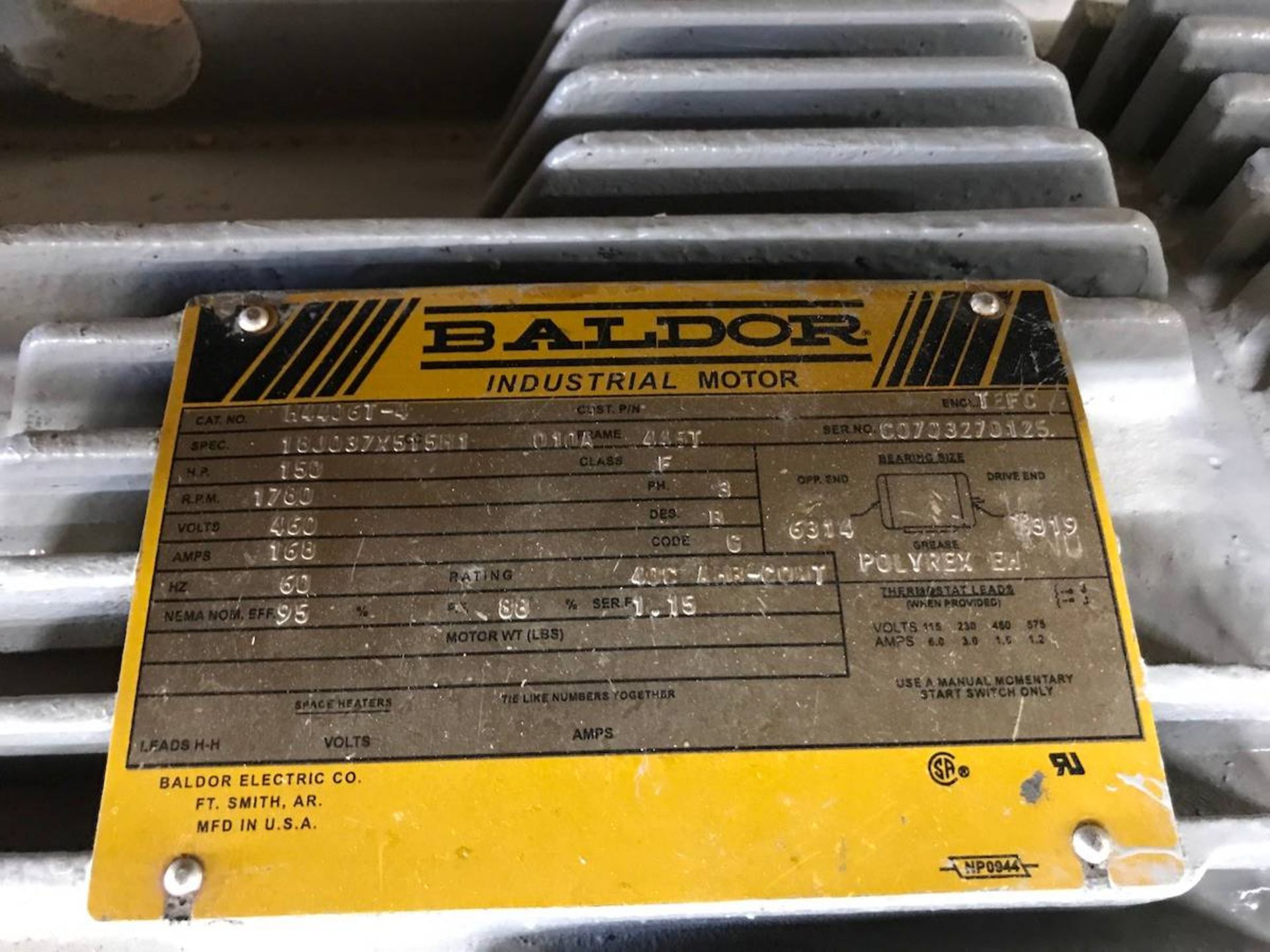 Baldor Industrial Motor - Image 2 of 2