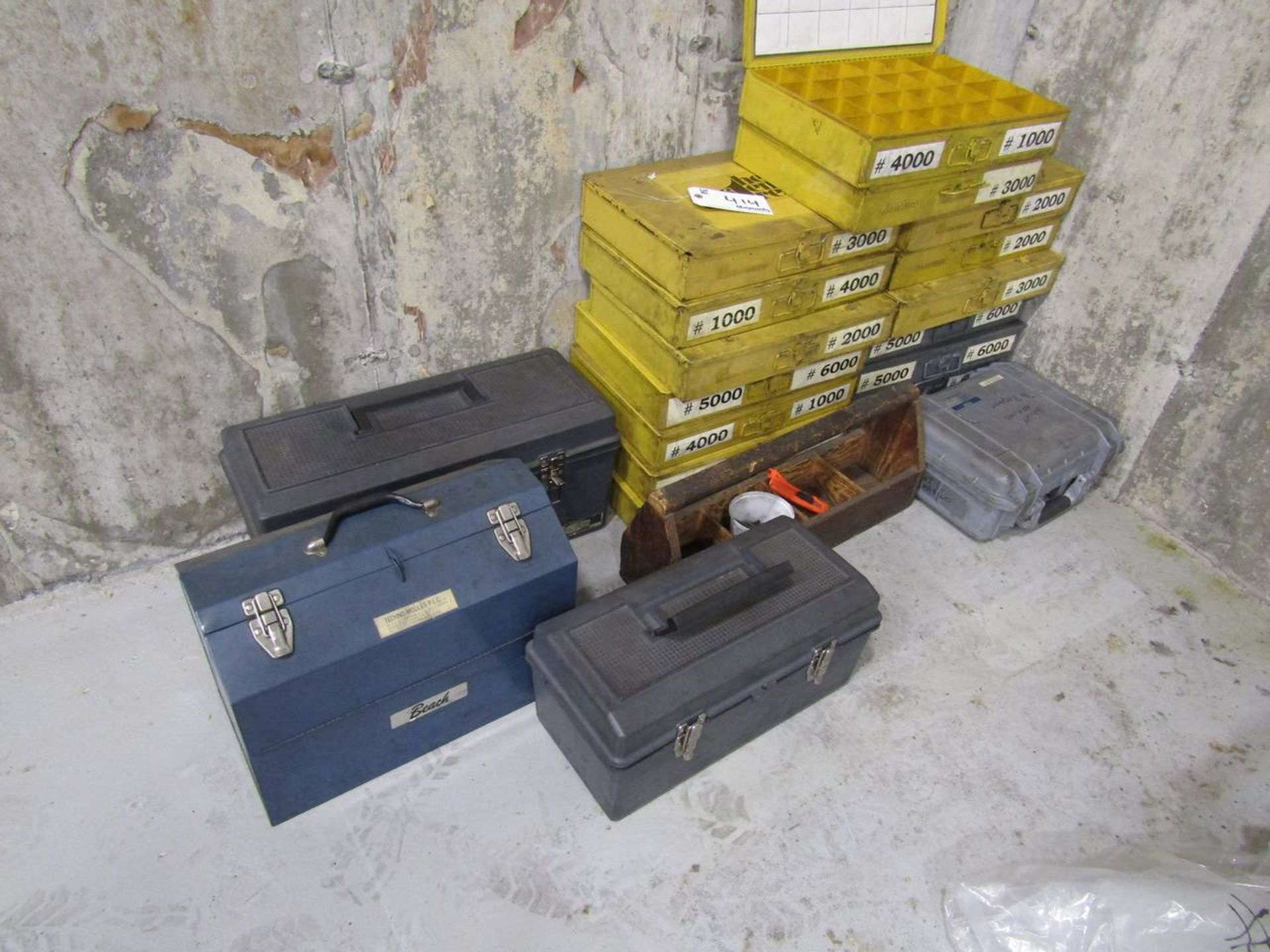 Various Tool Boxes with Contents