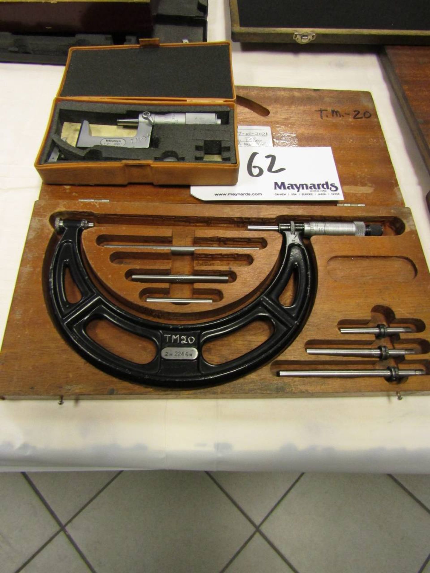 Assortment of Micrometers