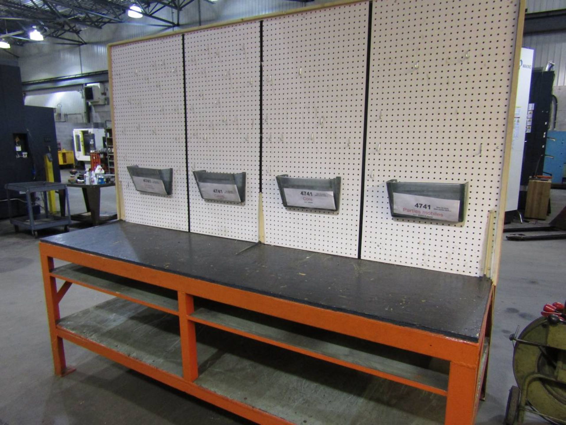 2 Sided Work Bench with Peg Board