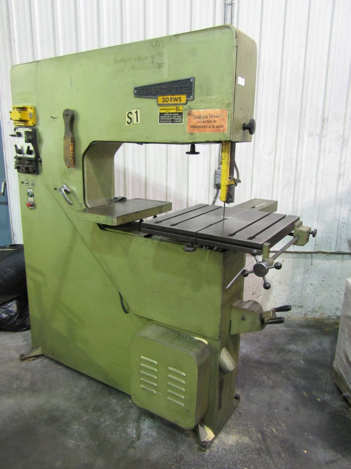 Startrite Vertical Bandsaw/ welder