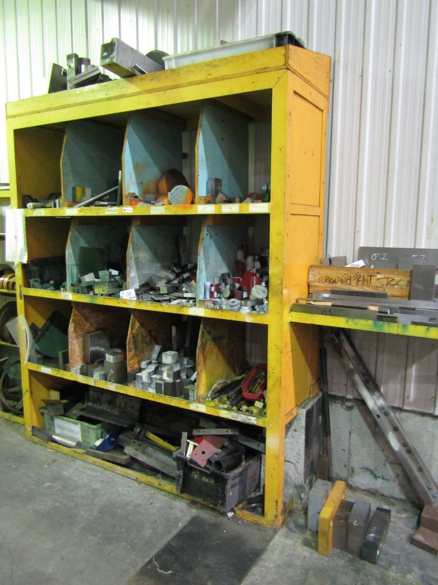 Scrap Metal Pieces With Shelves