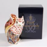 Royal Crown Derby paperweight, 'Welbeck Squirrel', No. 829/1250, boxed, marked to the base and