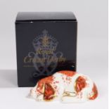 Royal Crown Derby paperweight, 'Puppy', an exclusive Collector's Guild edition, boxed and marked