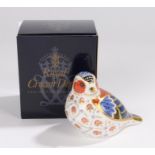 Royal Crown Derby paperweight, 'Chelford Chaffinch', exclusive edition commissioned by Sinclairs,