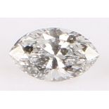 Unmounted diamond, round cut 0.30 carat