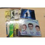 11 x Buddy Holly compilation LPs,